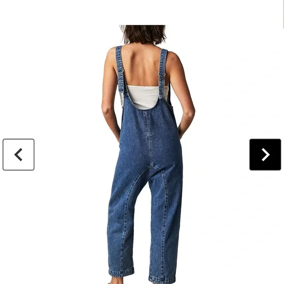 Free People High Roller Sleeveless Jumpsuit Medium - Picture 2 of 11